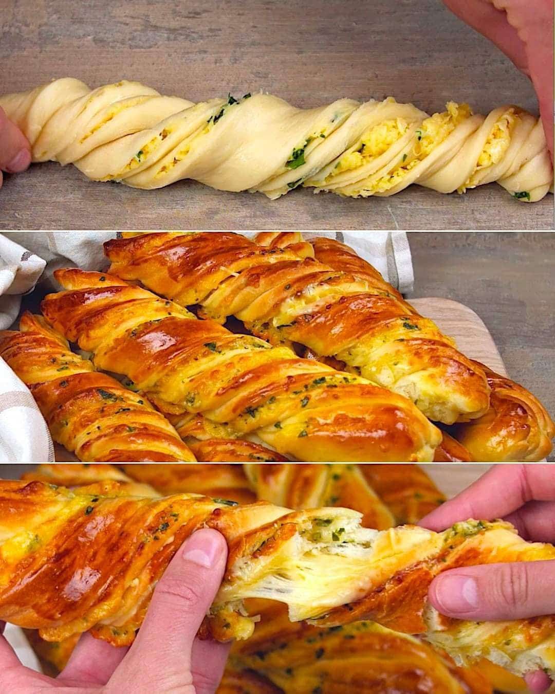 Cheese twisted bread!
