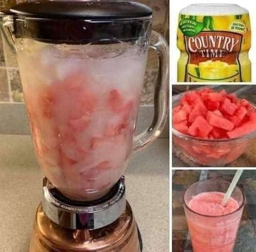 Watermelon Lemonade Slush 1 Watermelon Lemonade Slush