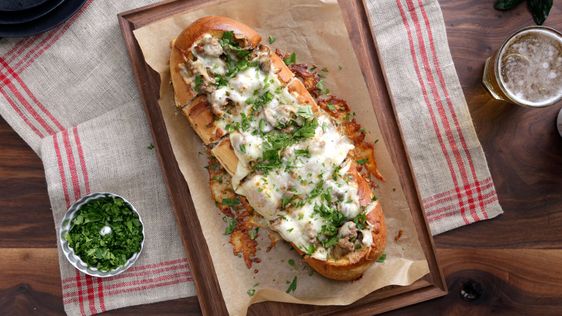 Beef Stroganoff French Bread Toast