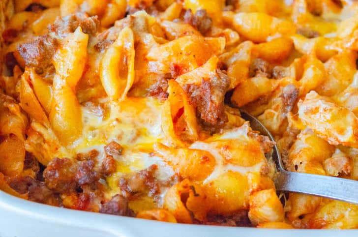 4 Ingredient Hamburger Casserole
