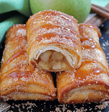 CARAMEL APPLE CHIMICHANGAS