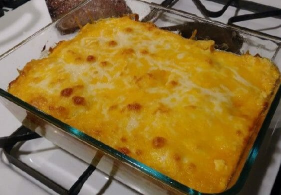 Buffalo Chicken Pasta Bake