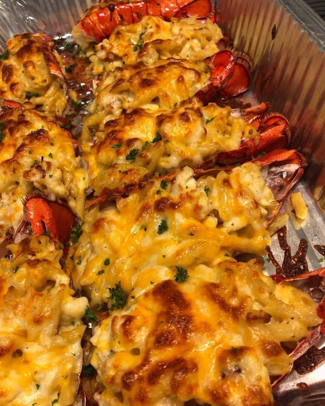 Crab Stuffed Lobster Tail