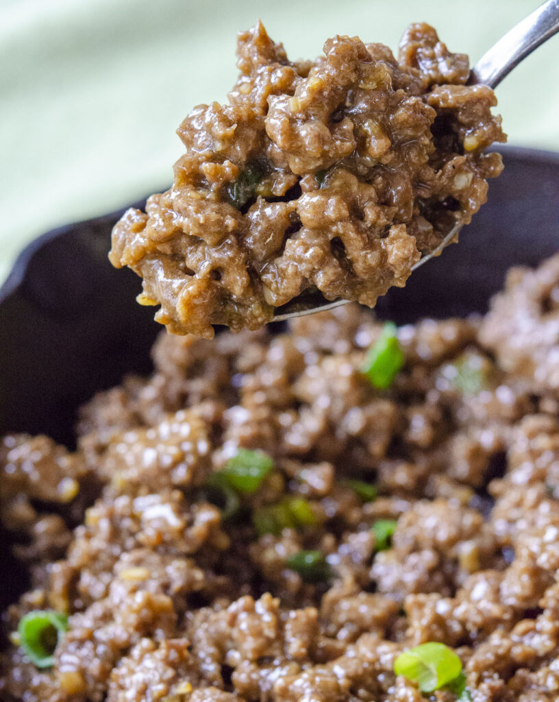 Mongolian Ground Beef - 15 minutes and dinner is done! 4 Easy Mongolian Ground Beef