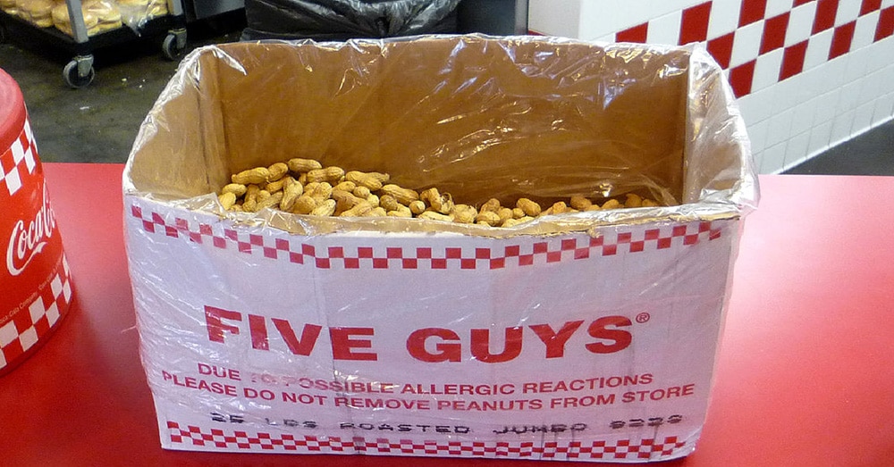 Five Guys Peanuts