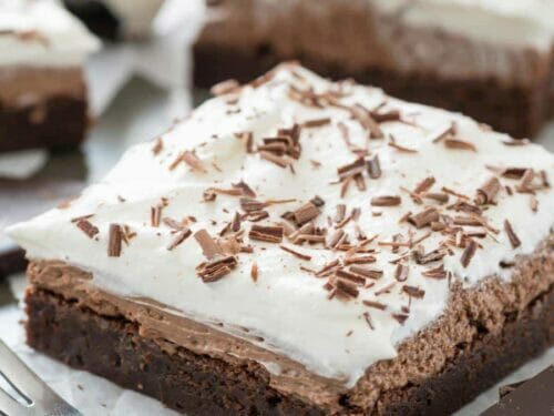 French Silk Pie Brownies