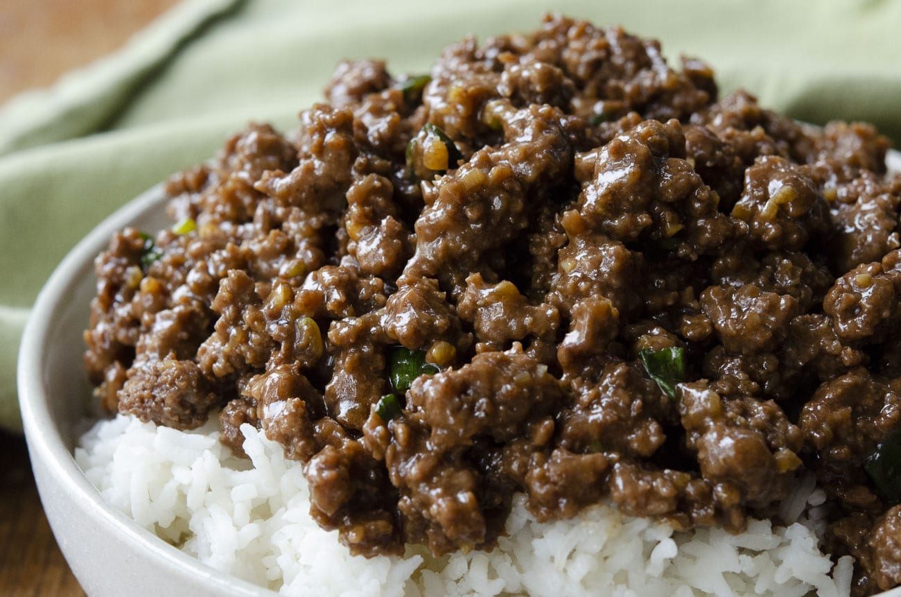 Mongolian Ground Beef