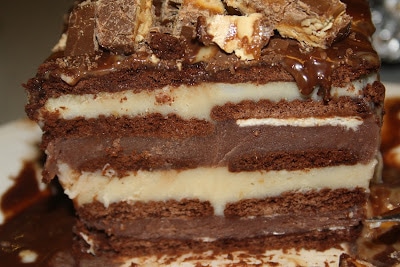 Peanut Butter Caramel No Bake Icebox Cake