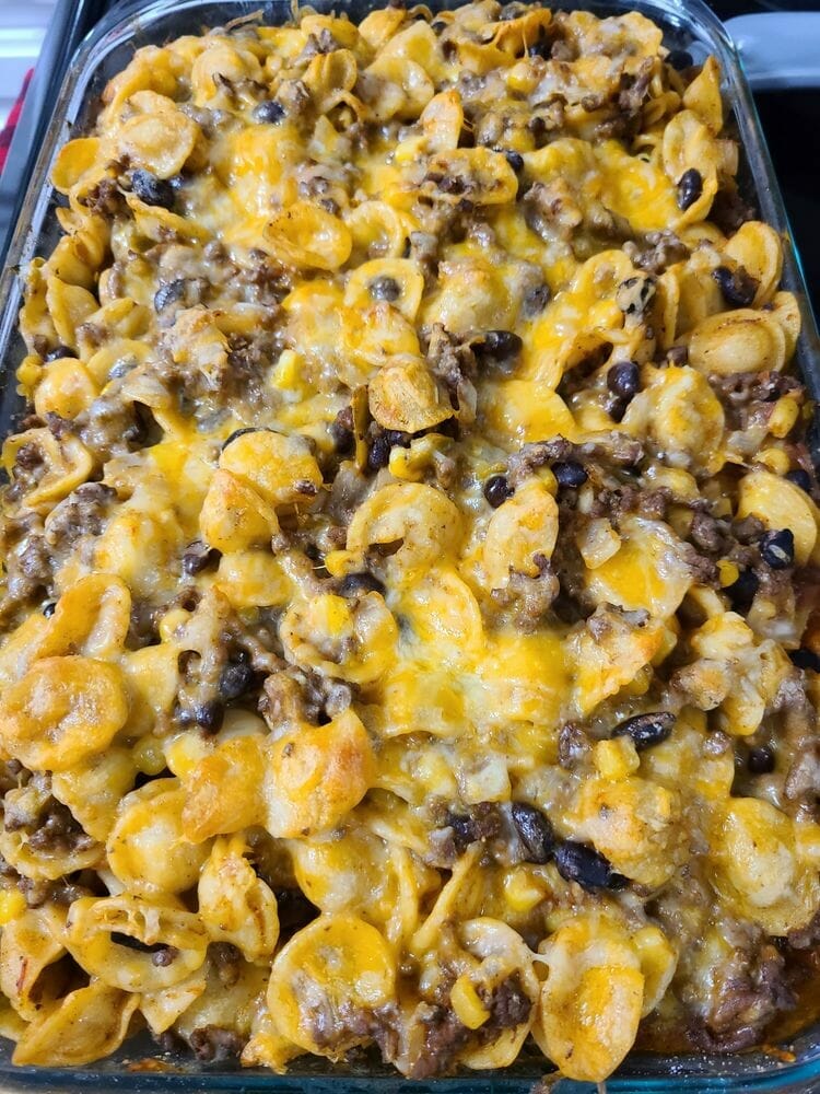 Taco Pasta Casserole 5 Ingredients