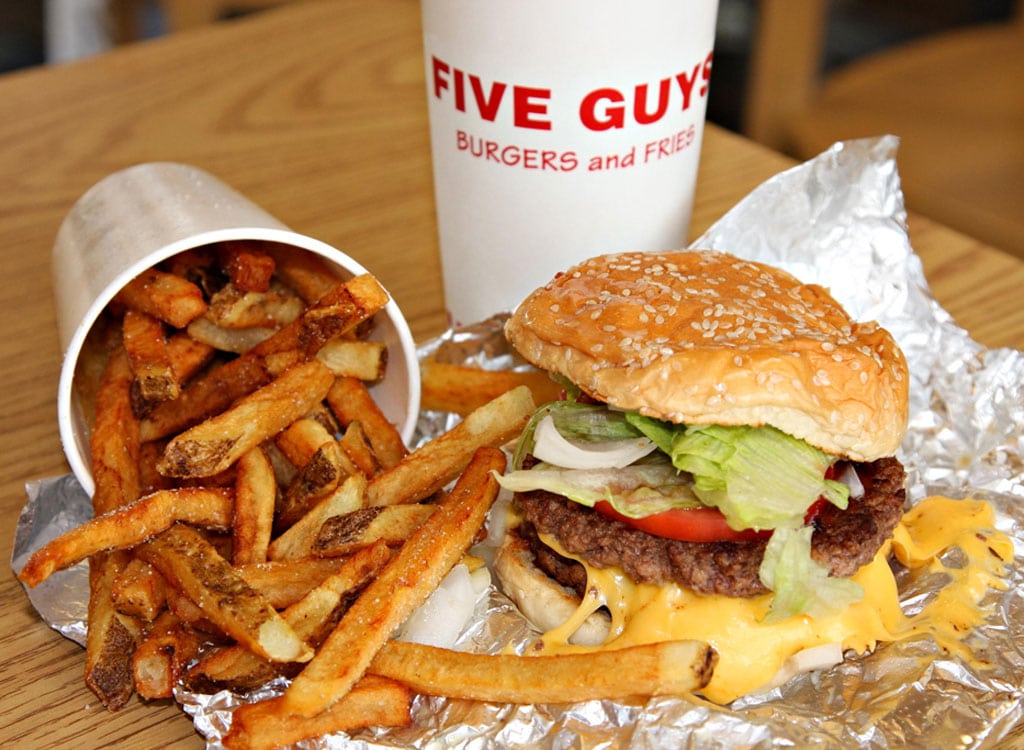Why Five Guys Offers Free Peanuts To Its Customers 3 five guys burger