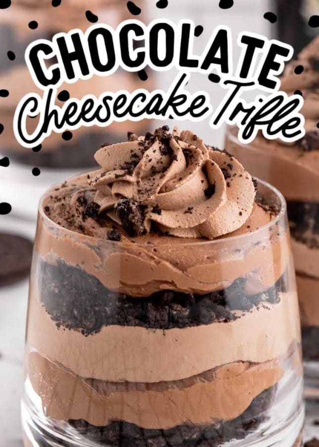 Bailey’s Chocolate Cheesecake Trifle