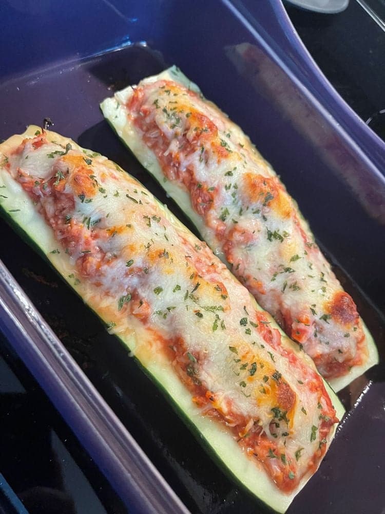 Meatball Zucchini Boats 1 Meatball Zucchini Boats