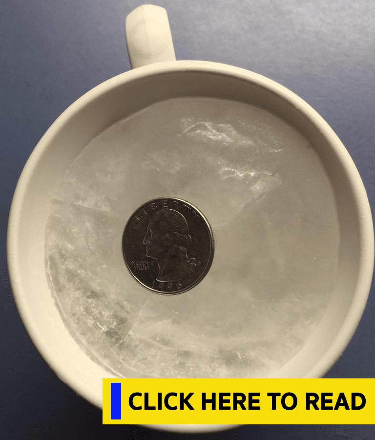 REMOVE RUST FROM YOUR SINK, STOVE, BURNERS AND ALL THE KITCHEN UTENSILS WITH THIS AMAZING TRICK 4 f You Are Going On Vacation Put a Quarter On a Cup of Ice. Heres Why