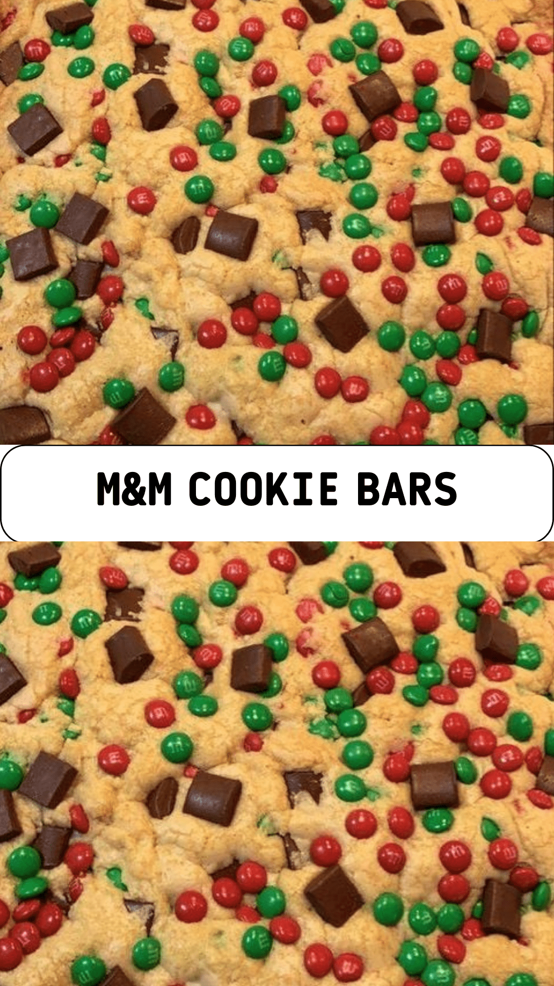 M&M COOKIE BARS 1 M&M COOKIE BARS