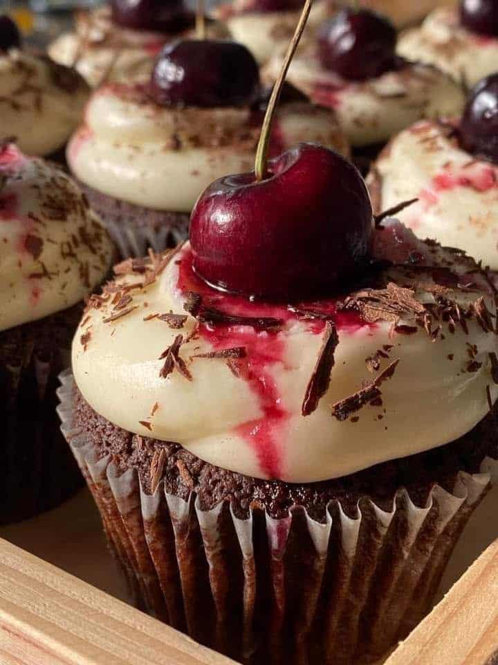 Black Forest Cupcakes 2 Black Forest Cupcakes