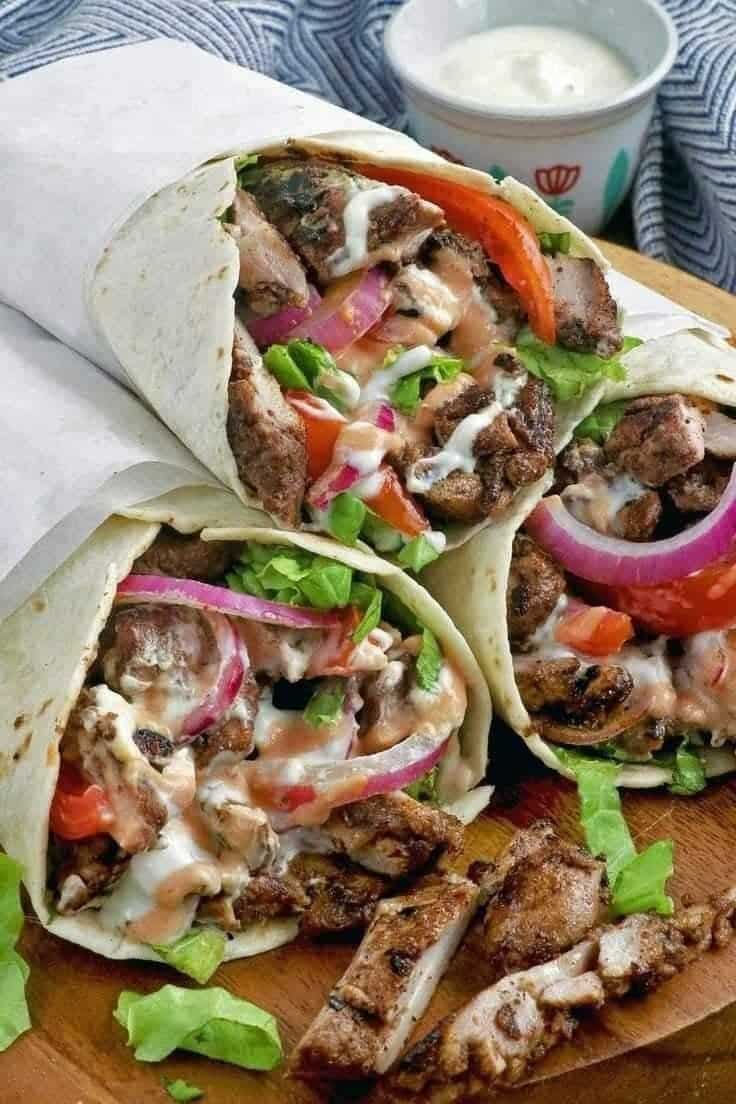 CHICKEN SHAWARMA