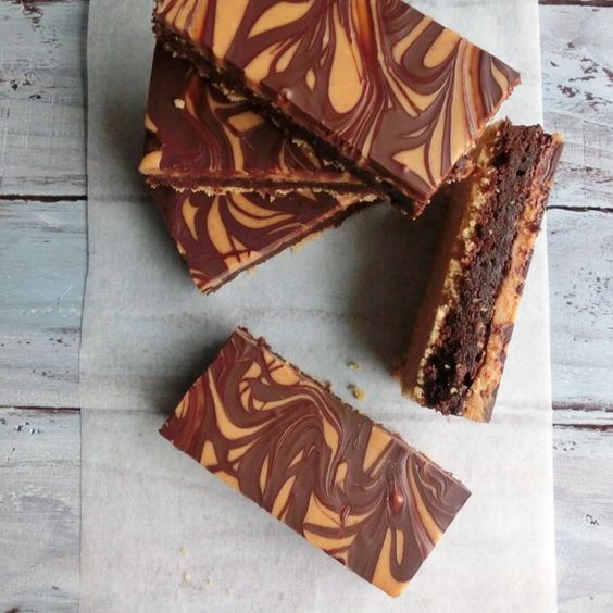 Peanut Butter Brownie Bars 1 Peanut Butter Brownie Bars