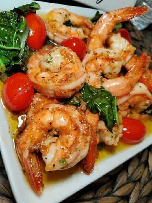 SHRIMP LOADED SWEET POTATO 2 SHRIMP LOADED SWEET POTATO