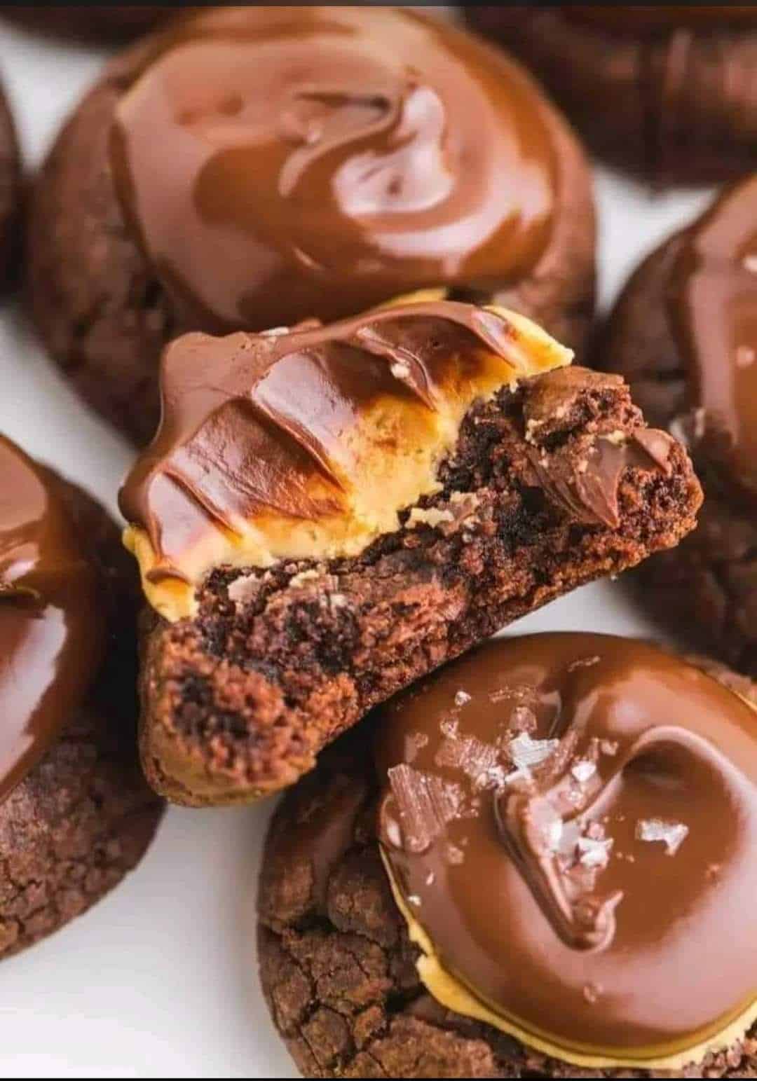 Amazing Buckeye Brownie Cookies