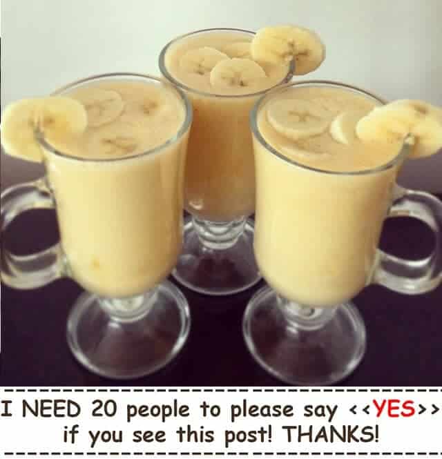 Banana Drink Recipe
