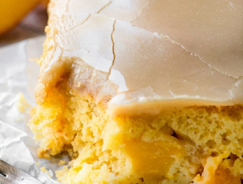 Brown Sugar Peach Cake 2 Brown Sugar Peach Cake