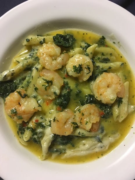 Cheese Shrimp Penne Pasta & Spinach 2 Cheese Shrimp Penne Pasta & Spinach