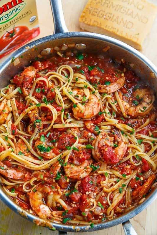 Garlic Shrimp Pasta