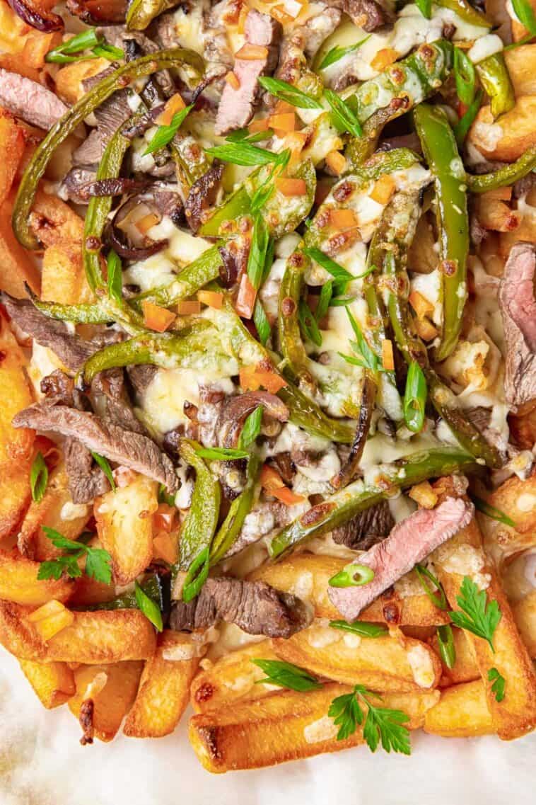 Philly Cheesesteak Loaded Fries 2 Philly Cheesesteak Loaded Fries