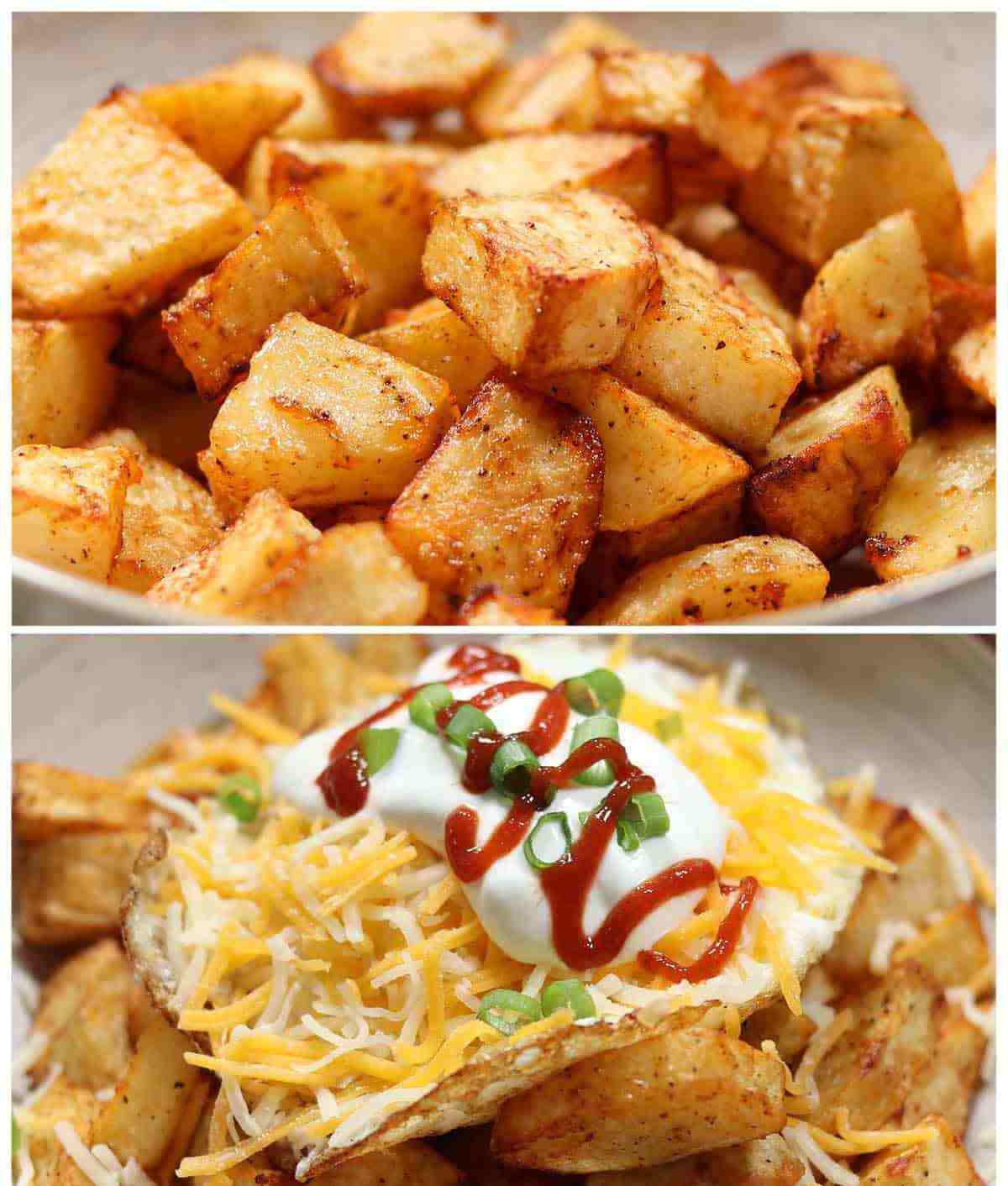 EASY AIR FRYER BREAKFAST POTATOES