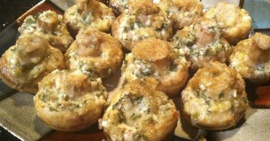 Roasted garlic mushrooms 1