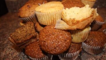 Bran muffins,cuppcino muffins and lemon poppyseed muffins,
