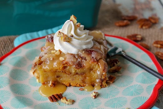 Drunk Pecan Pie Bread Pudding