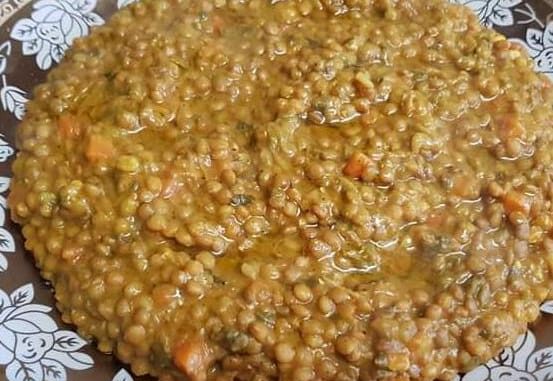 LENTILS WITH VEGETABLES 1 LENTILS WITH VEGETABLES