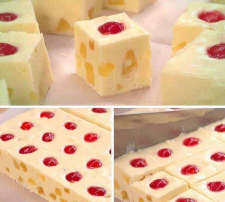 Pineapple Upside-Down Cake Fudge