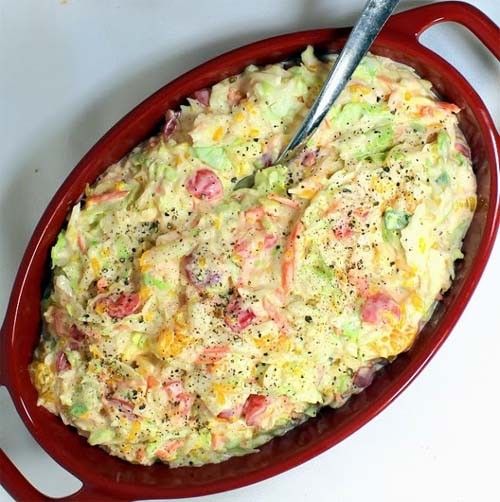 Sweet Tasting Hawaiian ColeSlaw is a Headliner at Pot Lucks