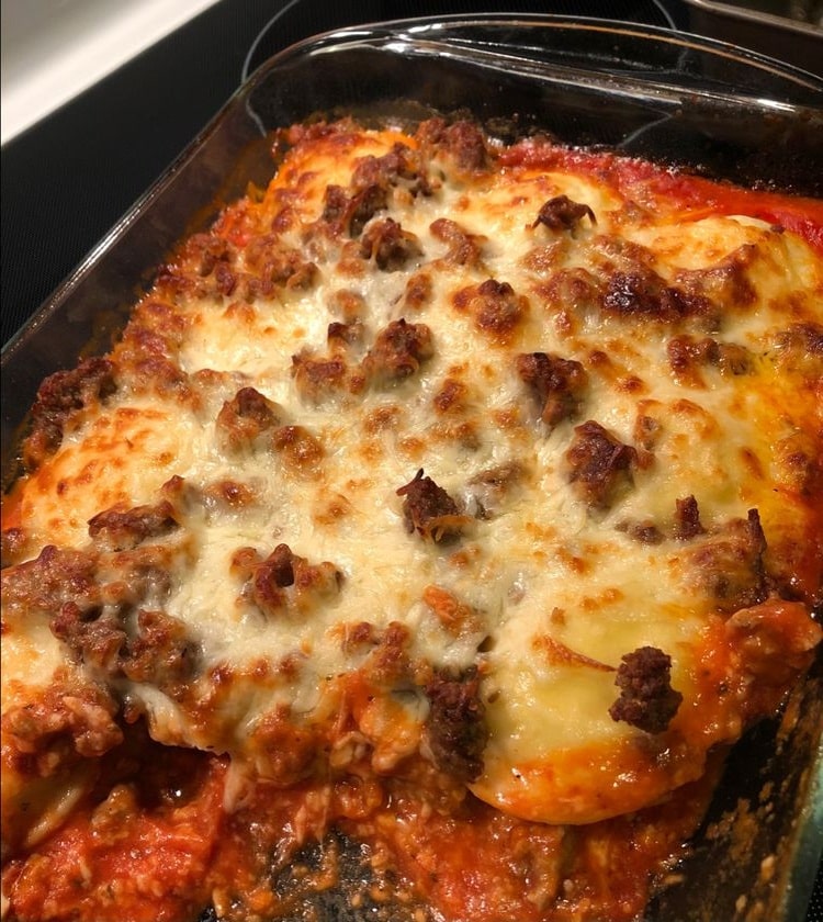 Easy Baked Ravioli Casserole