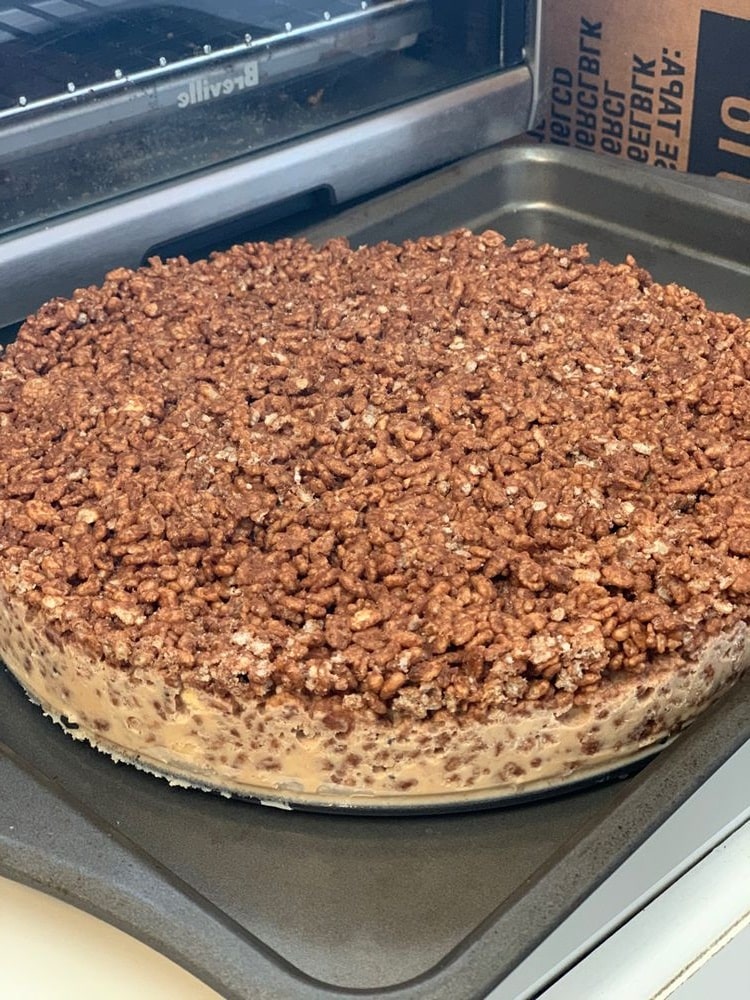 Nutella Crunch Ice Cream Cake