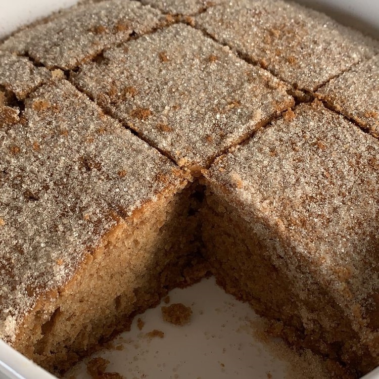 Snickerdoodle Crazy Cake (No Eggs, Milk or Butter)