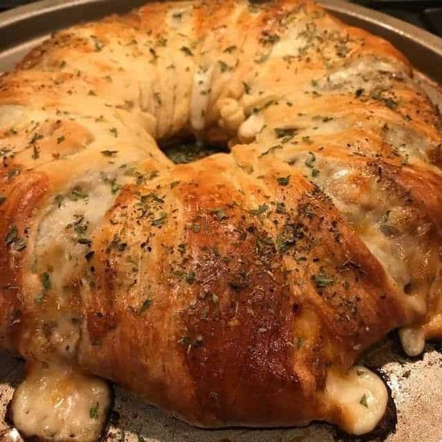Cheesesteak Crescent Ring Recipe