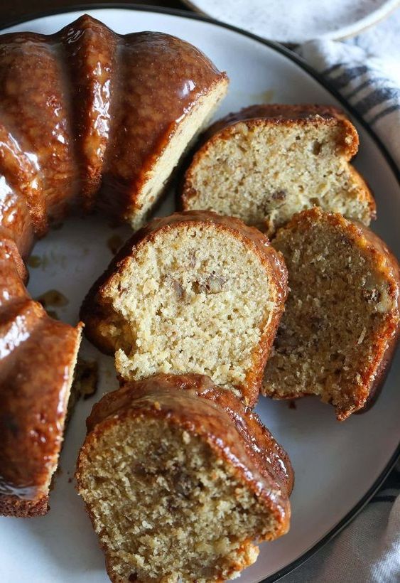 Moist Banana Pound Cake