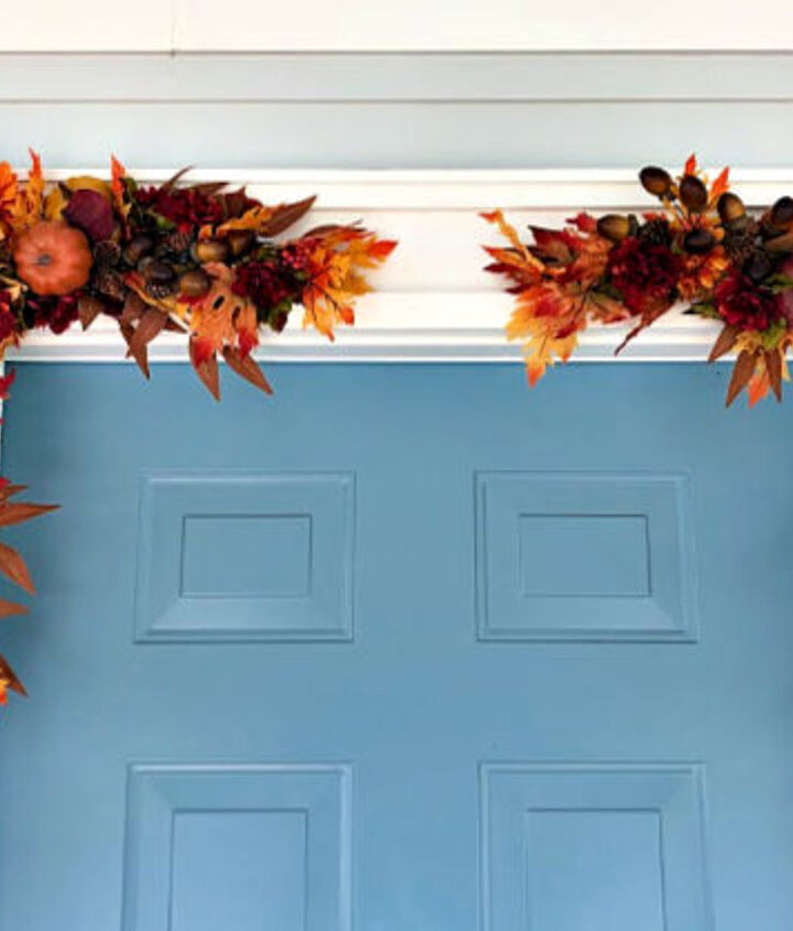 creative fall decoration for your front entry