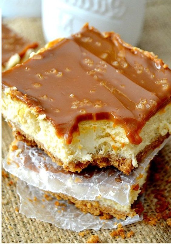 Dulce de Leche Cheesecake Bars