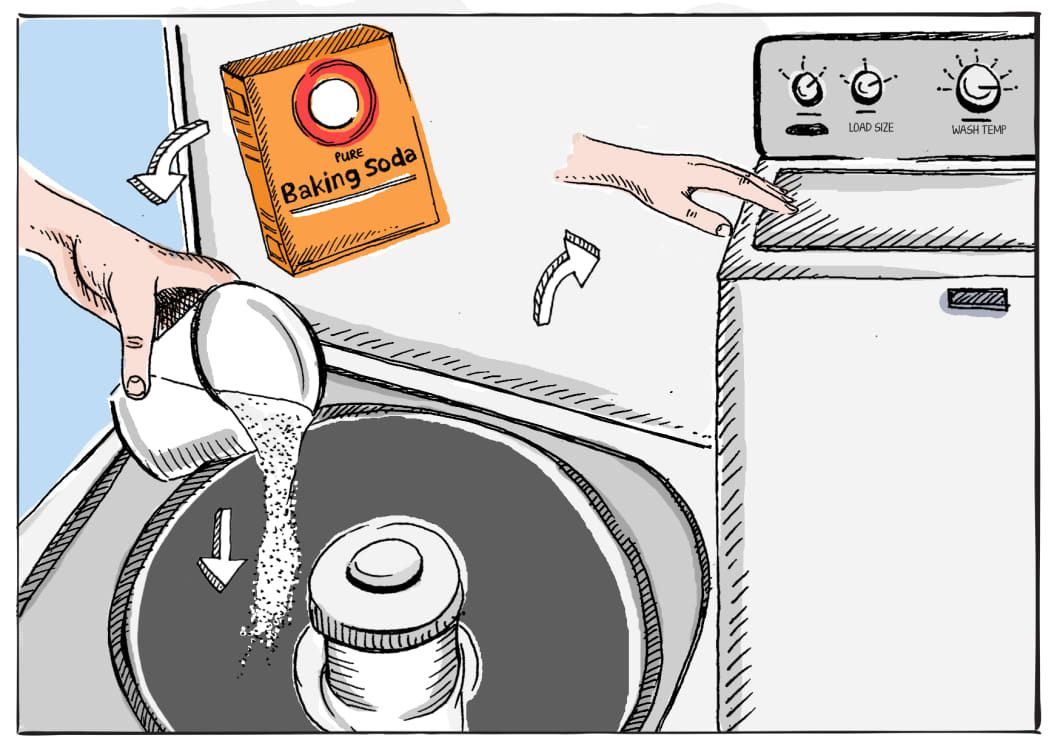 Keep A Box Of Baking Soda Near Your Washing Machine