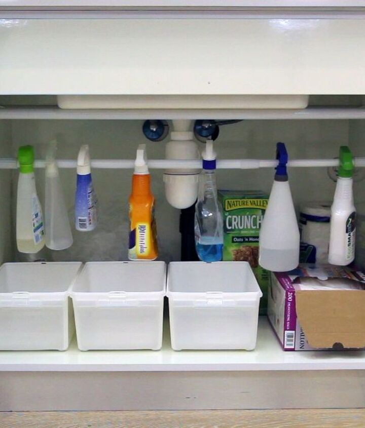 Easiest Under the Sink Organizer Hack 5 easiest under the sink organizer hack, how to, organizing, storage ideas