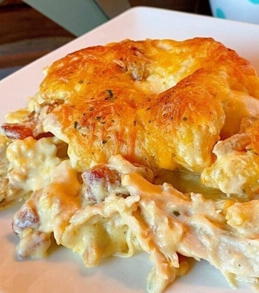 Chicken Bubble Biscuit Bake Casserole 