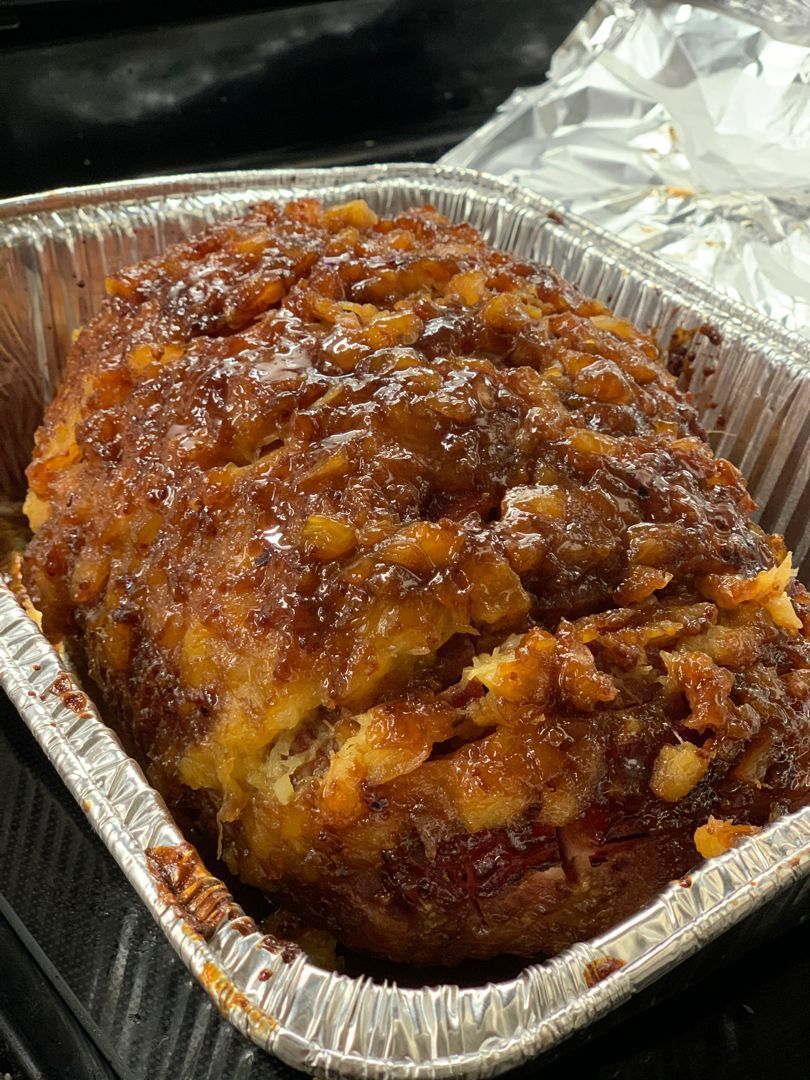 Brown Sugar Pineapple Baked Ham 