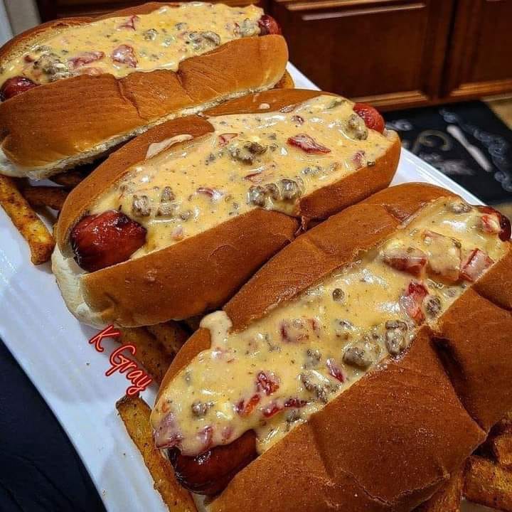 Cheesy Rotel Dogs Recipe