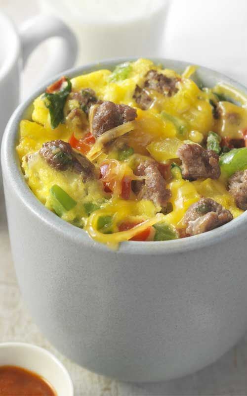 Sausage and Egg Breakfast Mugs 2 Sausage and Egg Breakfast Mugs