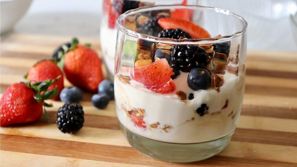 Start Your Day Right with These 50-Calorie Egg Muffins! 1 Greek Yogurt with Berries and Nuts