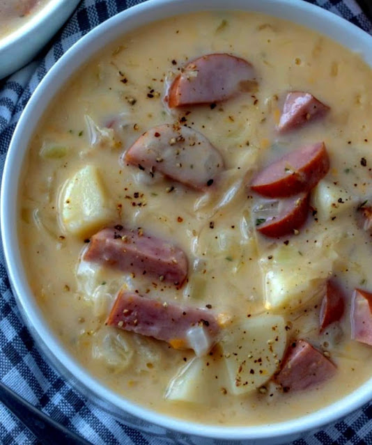 KIELBASA SOUP WITH POTATOES 2 KIELBASA SOUP WITH POTATOES